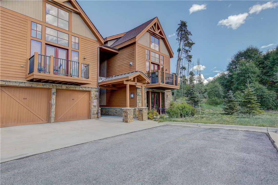 65 Antler Gulch Road, Unit 506 Keystone, CO 80435 - Photo 5 of 15 End unit walk out on the forest edge of the development