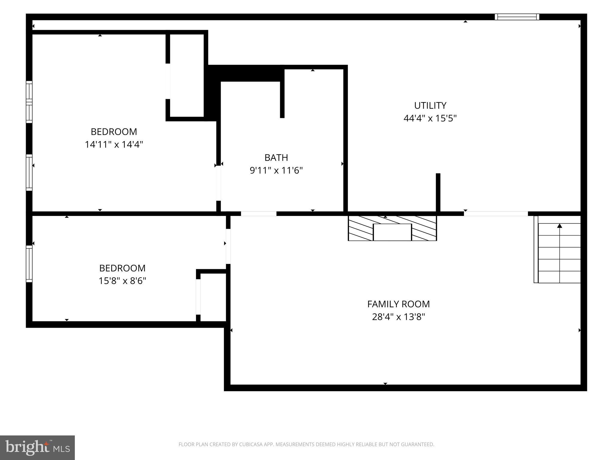 748 Principio Road Port Deposit, MD 21904 - Photo 42 of 43 LOWER LEVEL FLOOR PLAN (approx)