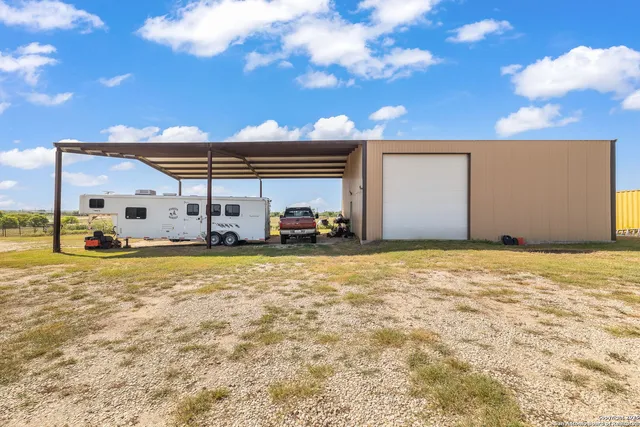 a view of a storage in a room
