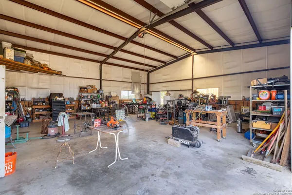 a view of garage