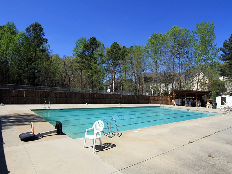 9712 Miranda Drive Raleigh, NC 27617 - Photo 25 of 25 Walk right across the street from your house to enjoy one of the two pools that are available to residents of this community. Pool