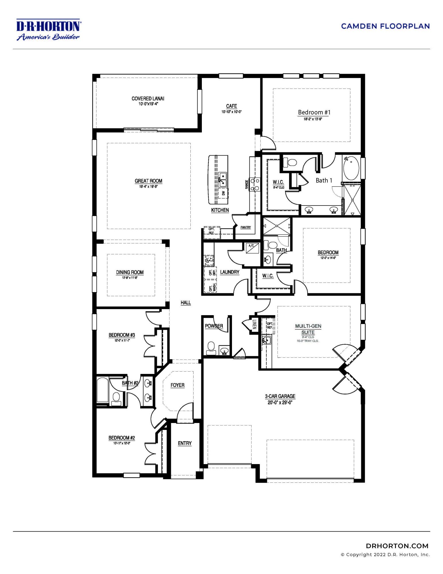 205 Bilge Road Ridgeville, SC 29472 - Photo 36 of 36 Camden_Floorplan