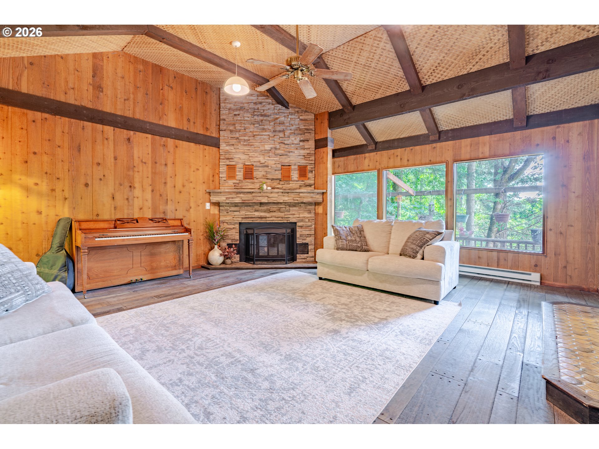 1622 Northwest Ribier Place Corvallis, OR 97330 - Photo 17 of 48 a living room with furniture and a fireplace