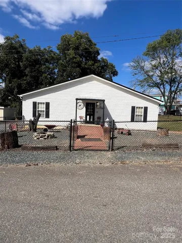 a view of a house with a patio