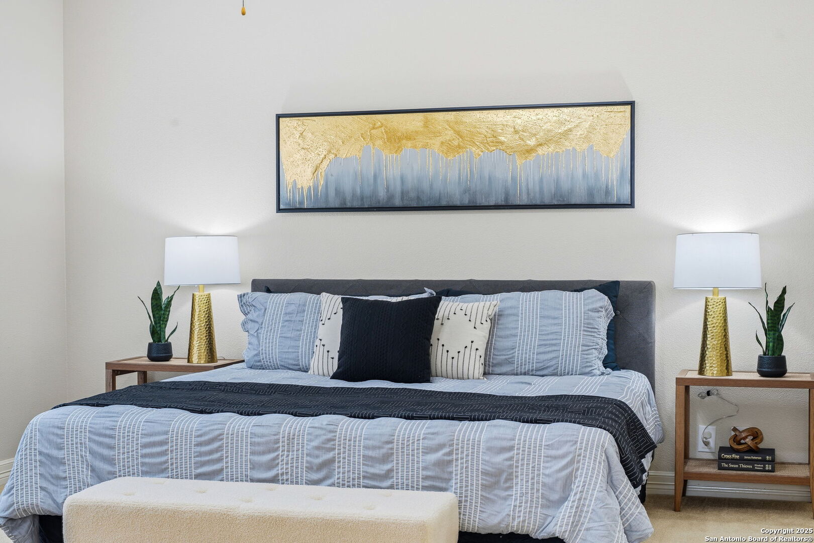 410 Heather Ridge San Antonio, TX 78260 - Photo 22 of 43 a bedroom with a bed and couch