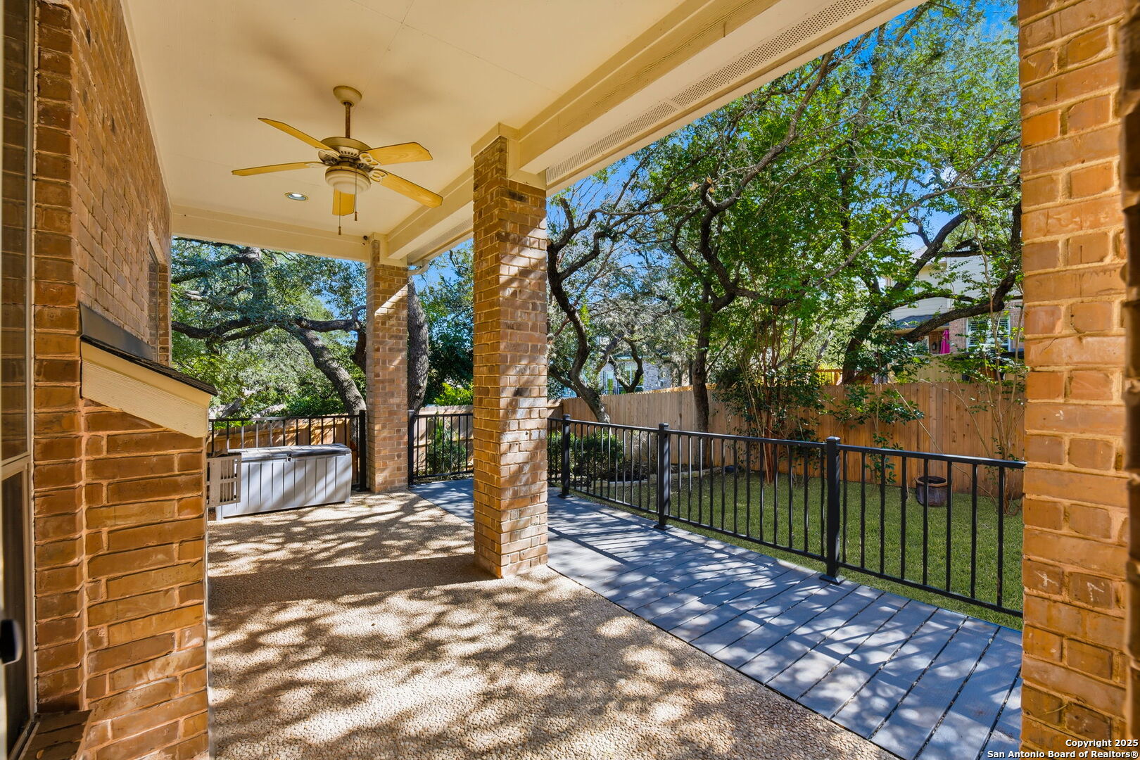 410 Heather Ridge San Antonio, TX 78260 - Photo 40 of 43 a view of a yard with a tree