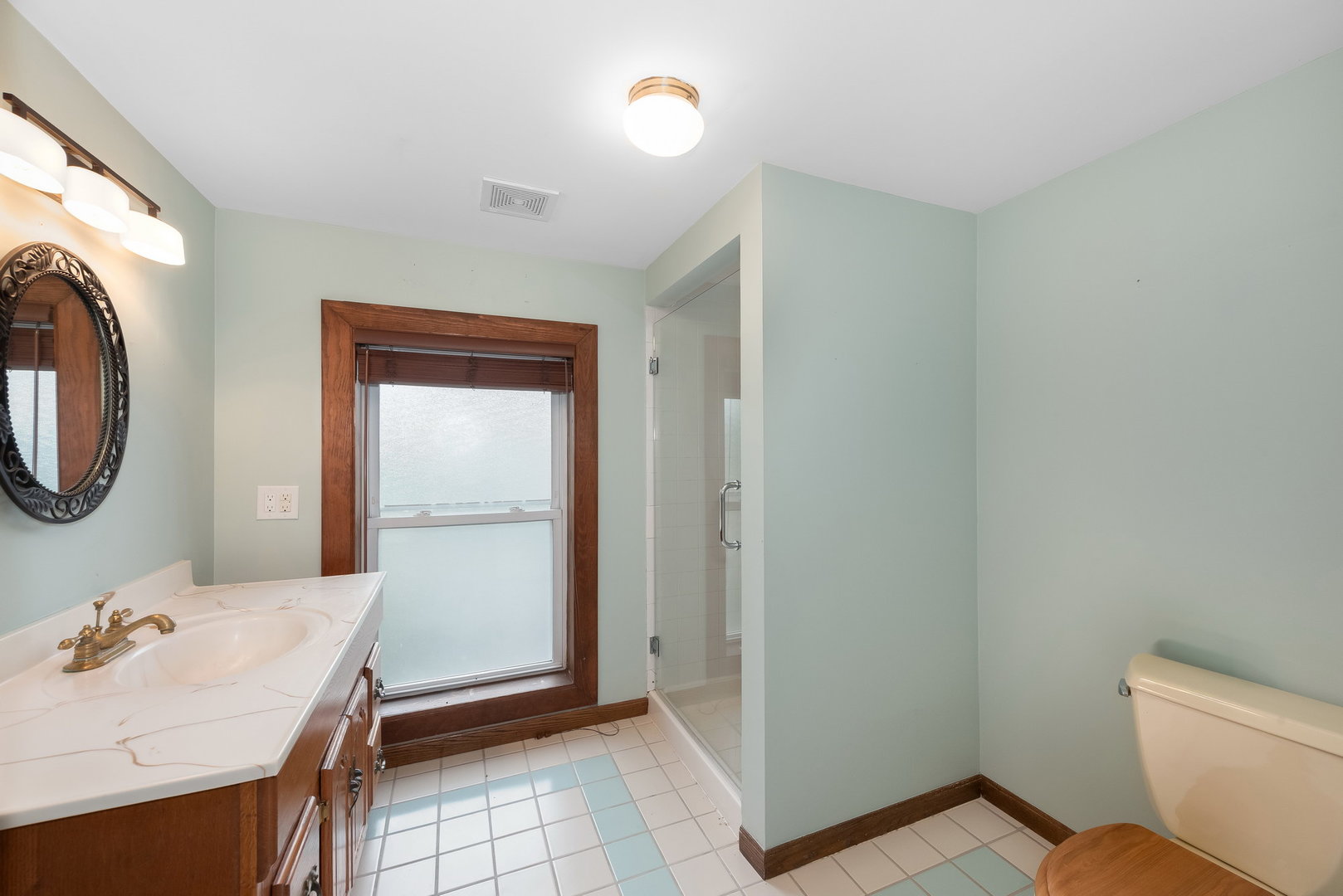 318 West Wing Street Arlington Heights, IL 60005 - Photo 13 of 16 a bathroom with a sink vanity mirror and toilet