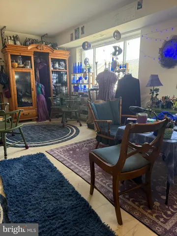 a living room filled with furniture