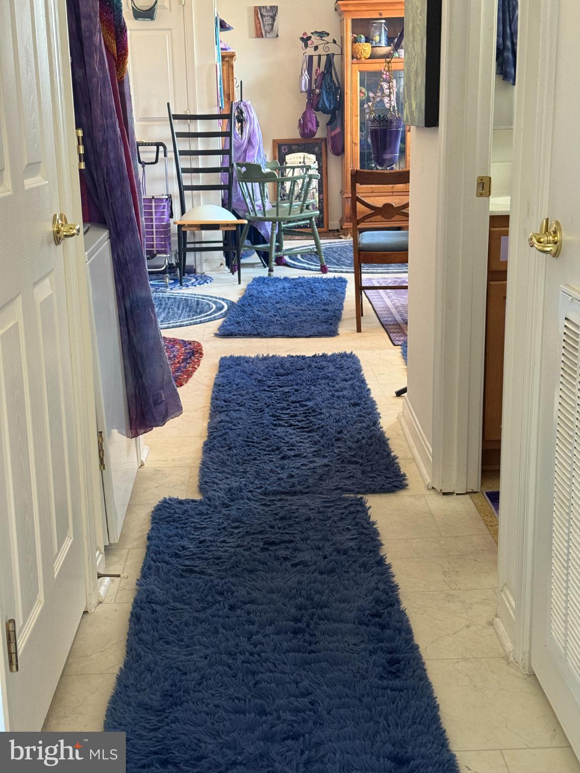 5000 Call Place Southeast, Unit 303 Washington, DC 20019 - Photo 10 of 16 Cozy hallway with vibrant blue accents.