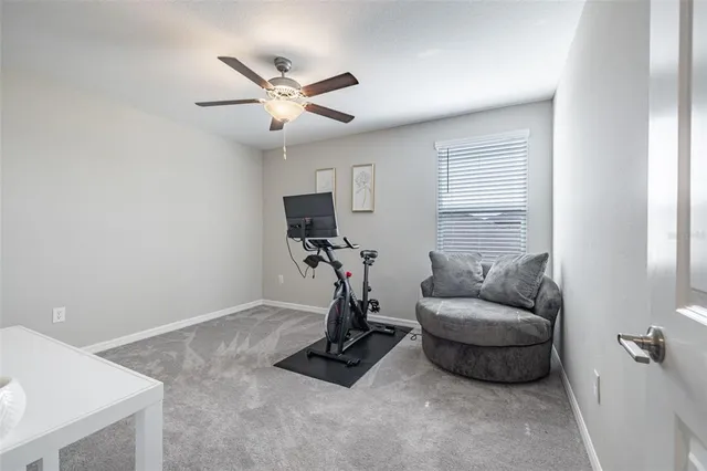 a view of entryway with livingroom