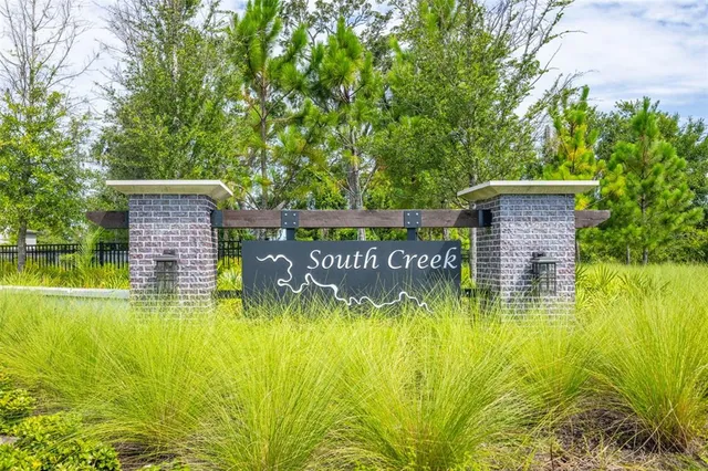 a view of swimming pool with garden