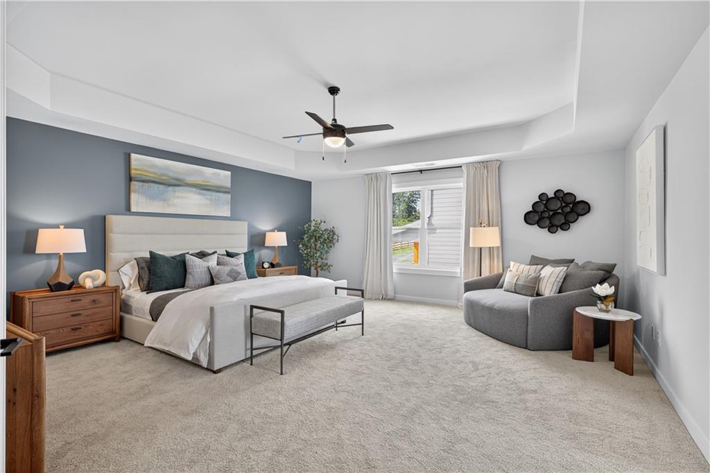 2600 Parkside Way Gainesville, GA 30507 - Photo 29 of 41 a spacious bedroom with a bed and furniture