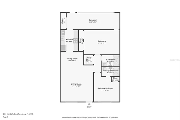 $1,800 | 5815 18th Street North, Unit 4, St. Petersburg, FL 33714