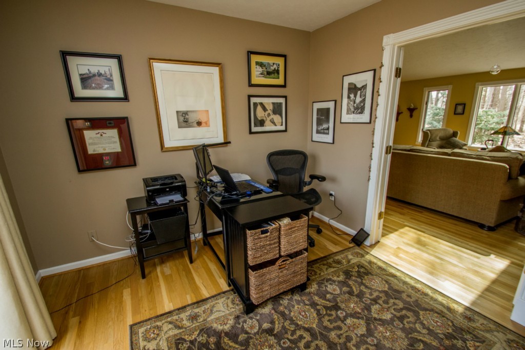 7332 Hillside Road Independence, OH 44131 - Photo 16 of 25 Study with hardwood floors