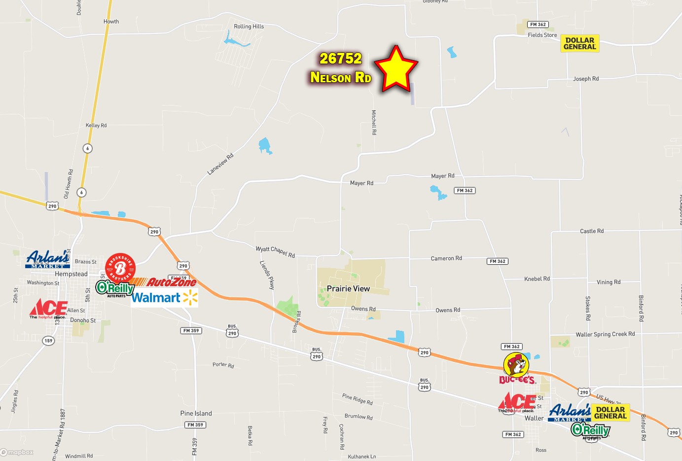 26752 Nelson Road Hempstead, TX 77445 - Photo 4 of 45 Conveniently located near shopping and everyday amenities.