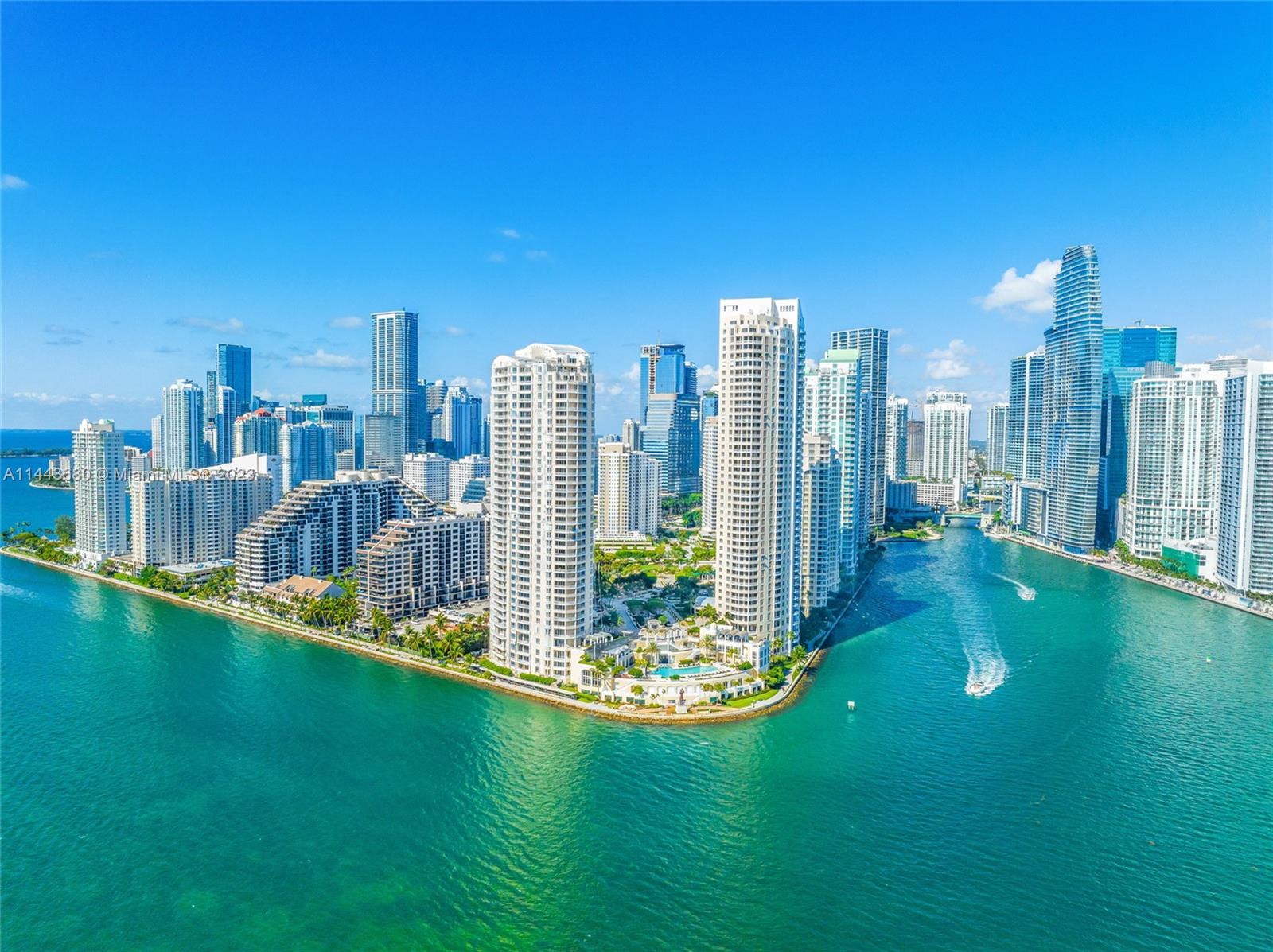 Brickell Key Miami, FL 33131 - Photo 20 of 40 a view of a city with tall buildings