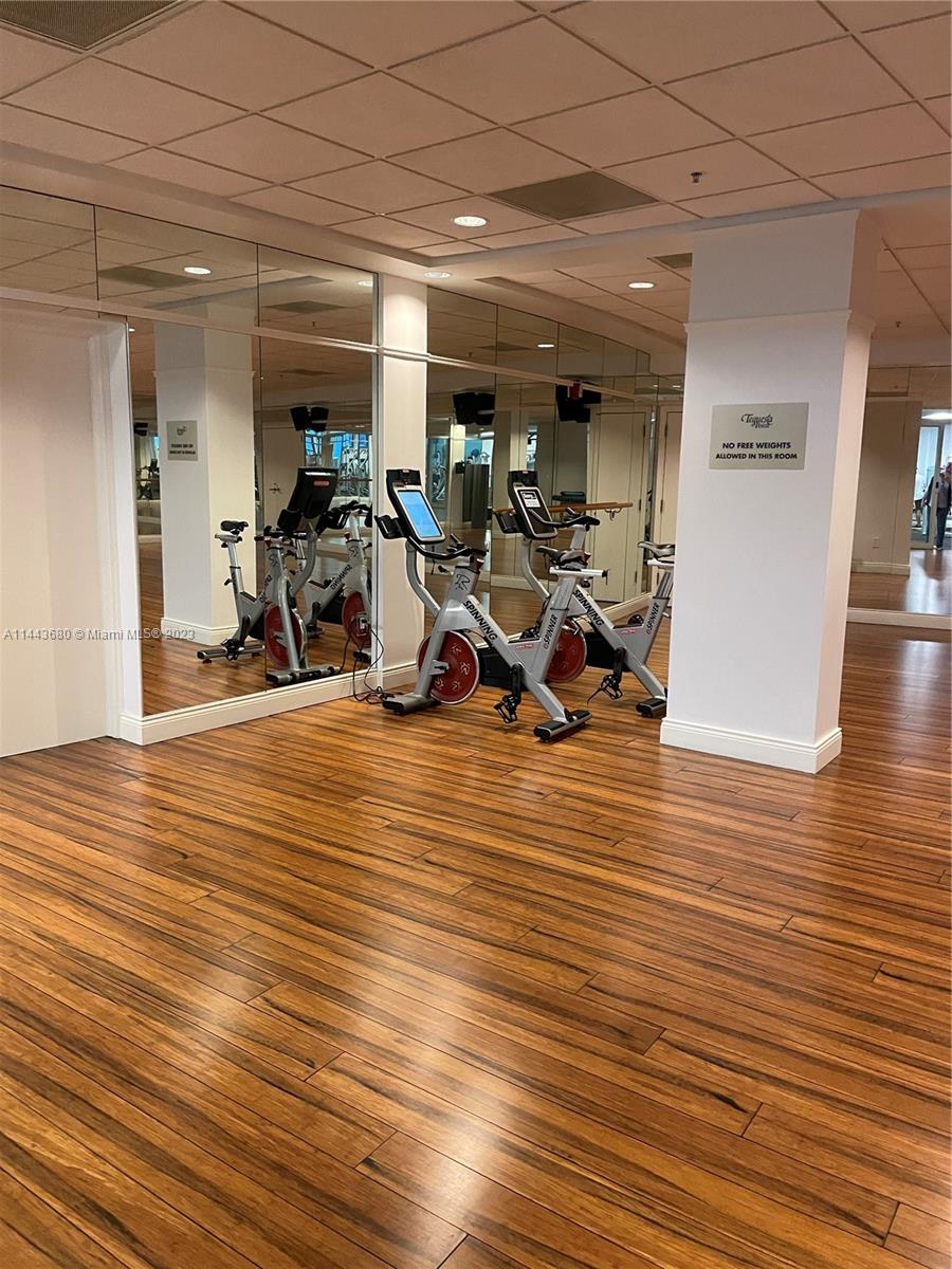 Brickell Key Miami, FL 33131 - Photo 29 of 40 a view of a room with gym equipment