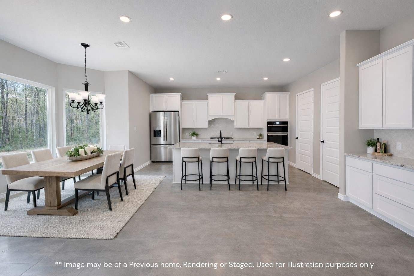 236 Dipping Vat Road Huntsville, TX 77340 - Photo 10 of 50 a view of a dining area with furniture window and outside view