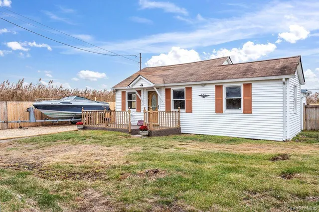 a view of a house with a patio