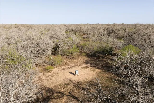 a view of a yard of mountains and green space