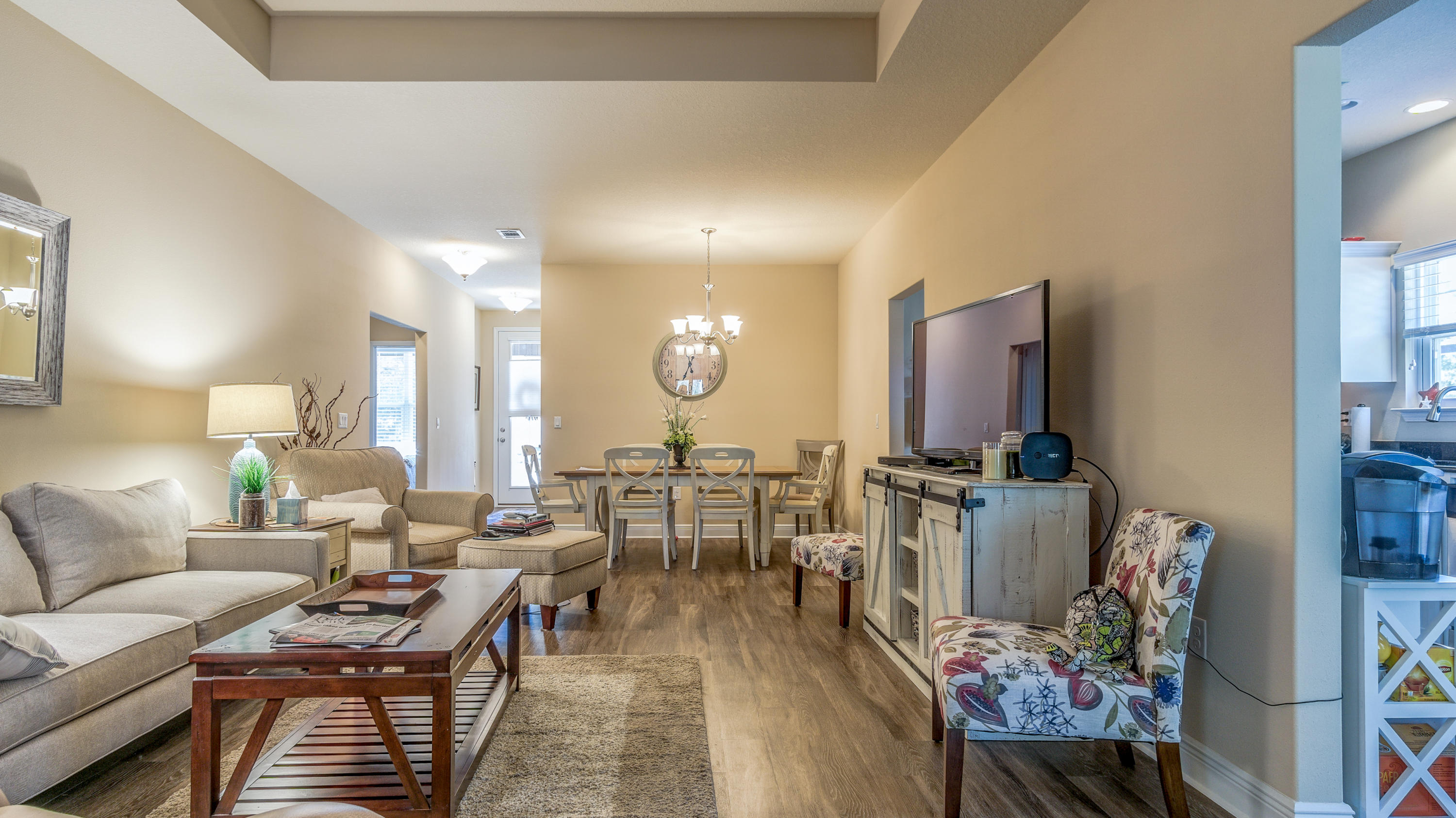12 Benton Boulevard Freeport, FL 32439 - Photo 2 of 28 a living room with furniture and wooden floor