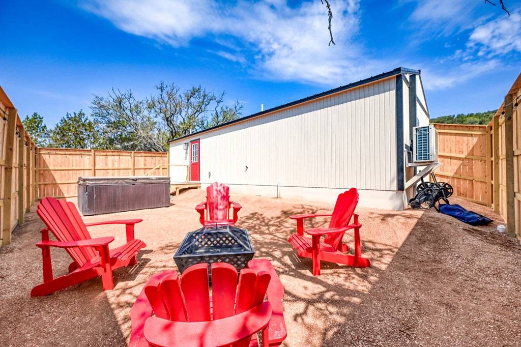 48 Kneese Road Fredericksburg, TX 78624 - Photo 32 of 43 a view of outdoor seating space