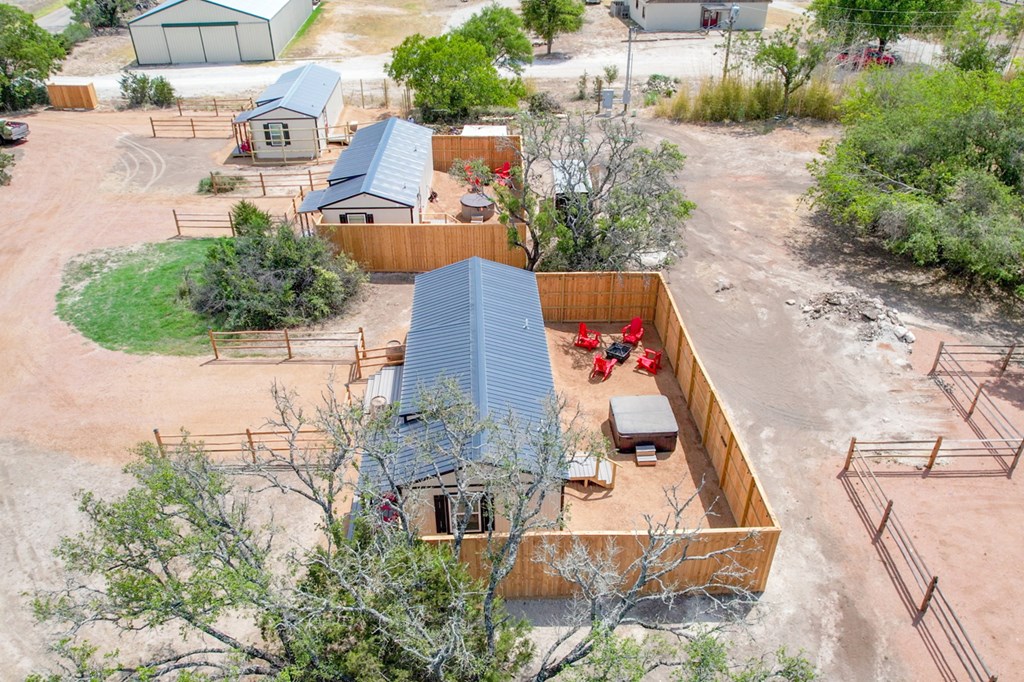 48 Kneese Road Fredericksburg, TX 78624 - Photo 33 of 43 an aerial view of a house with outdoor space