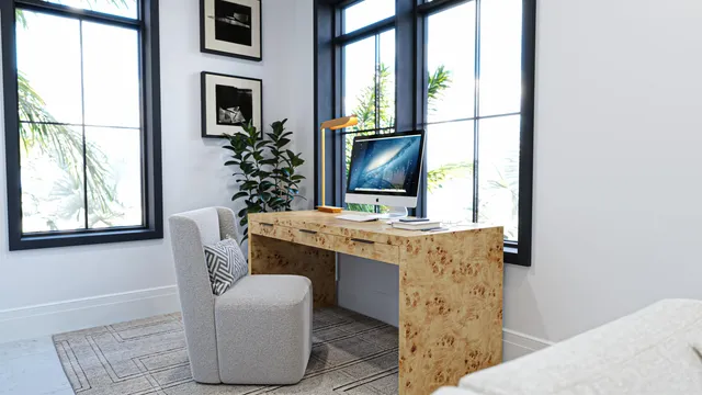 a dining room with furniture window and wooden floor