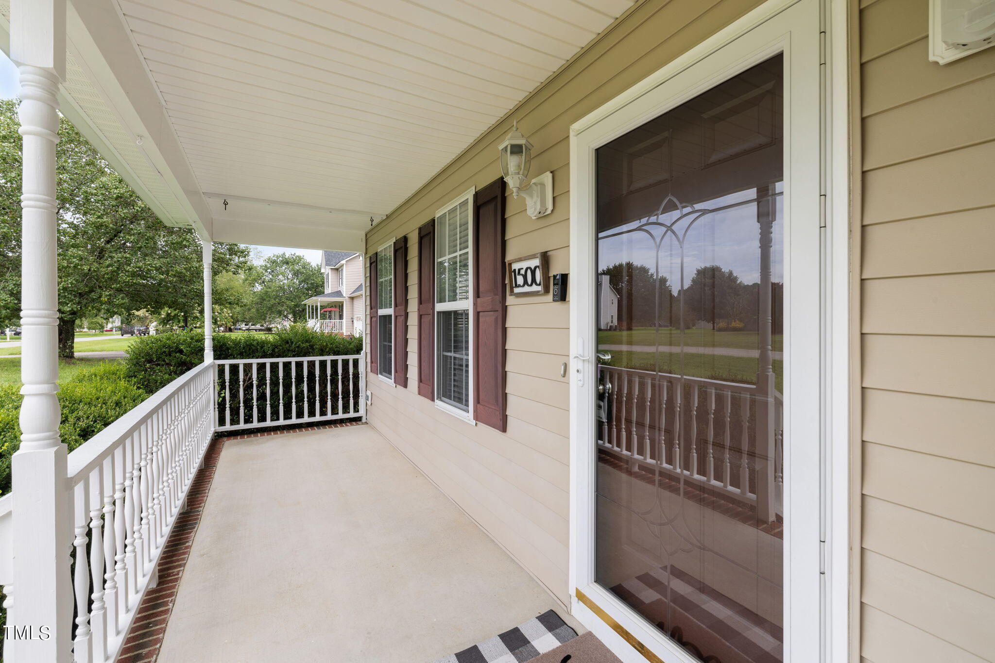 1500 Harvey Johnson Road Raleigh, NC 27603 - Photo 3 of 42 a view of balcony with floor to ceiling window