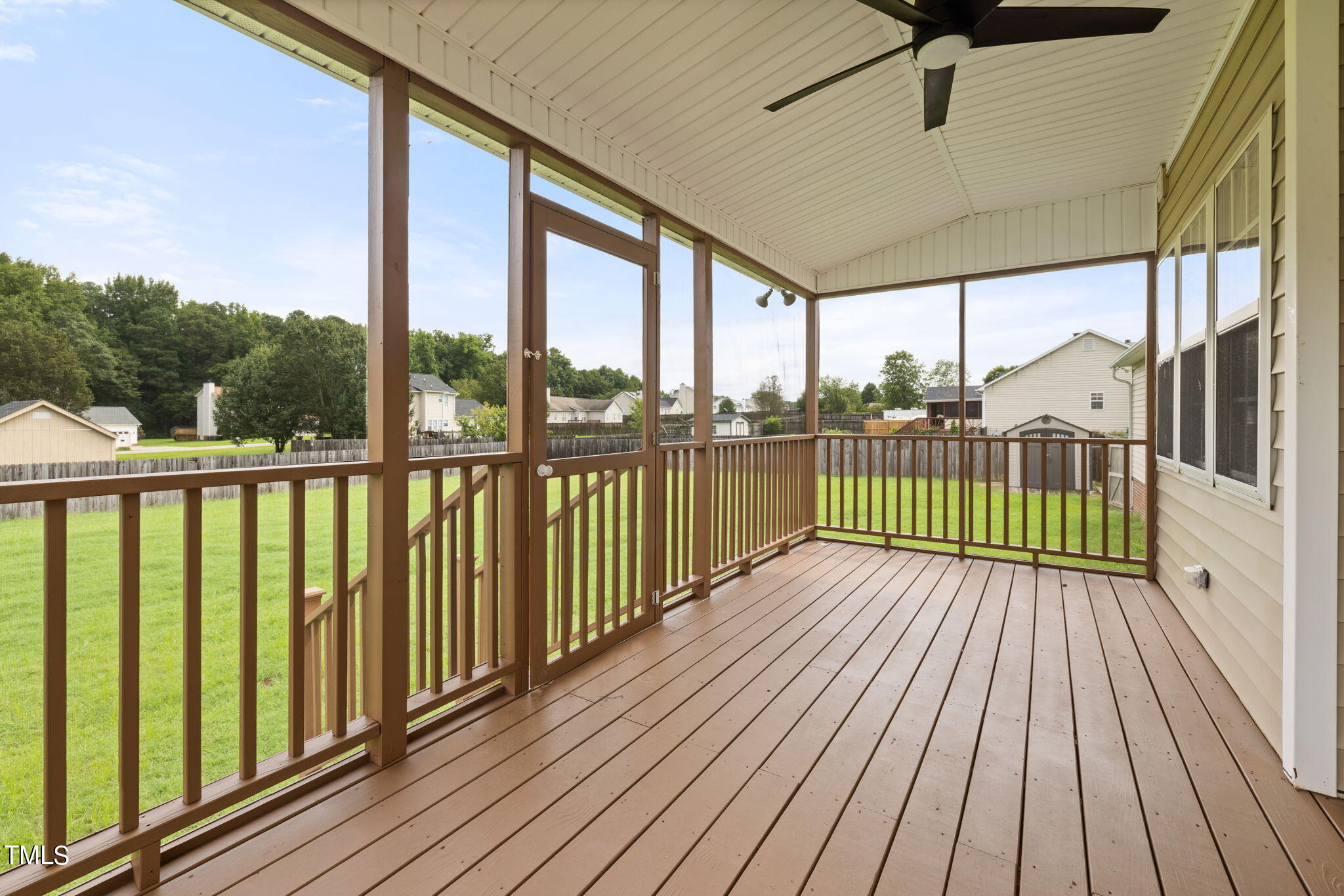 1500 Harvey Johnson Road Raleigh, NC 27603 - Photo 34 of 42 a view of a wooden deck
