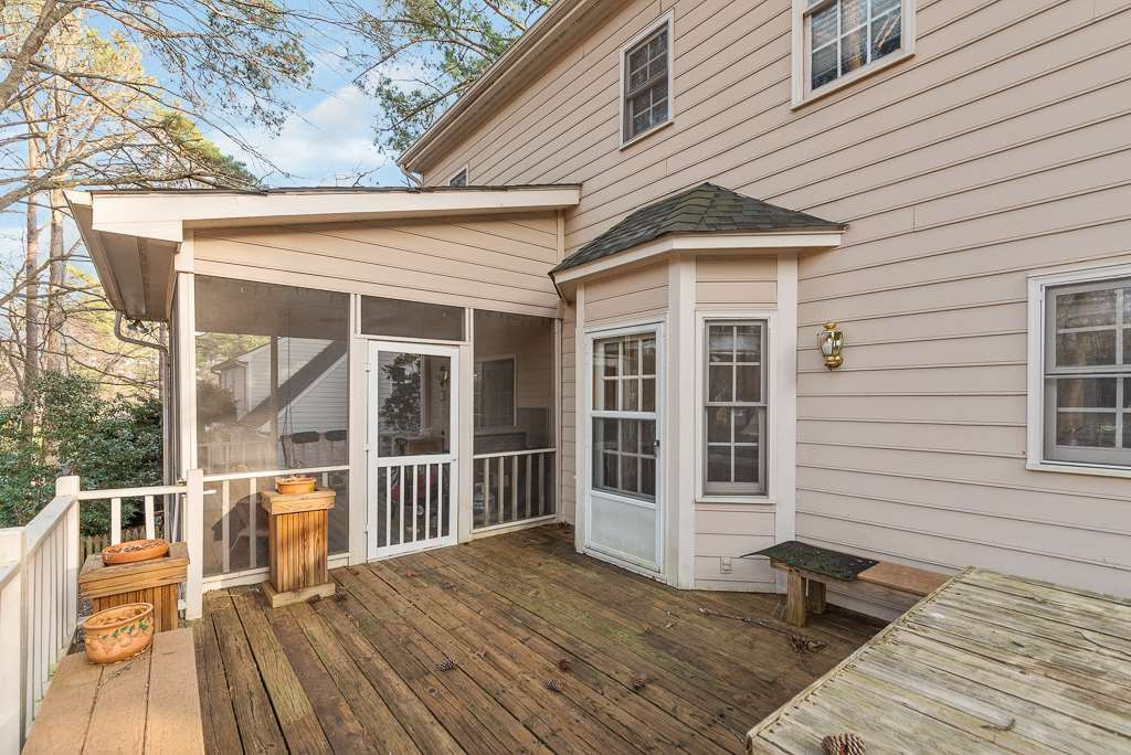 2416 Basil Drive Raleigh, NC 27612 - Photo 24 of 26 Deck and Screen Porch