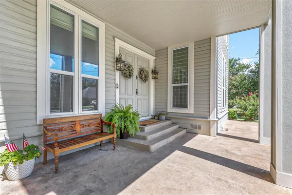 a house with a garden in front of it