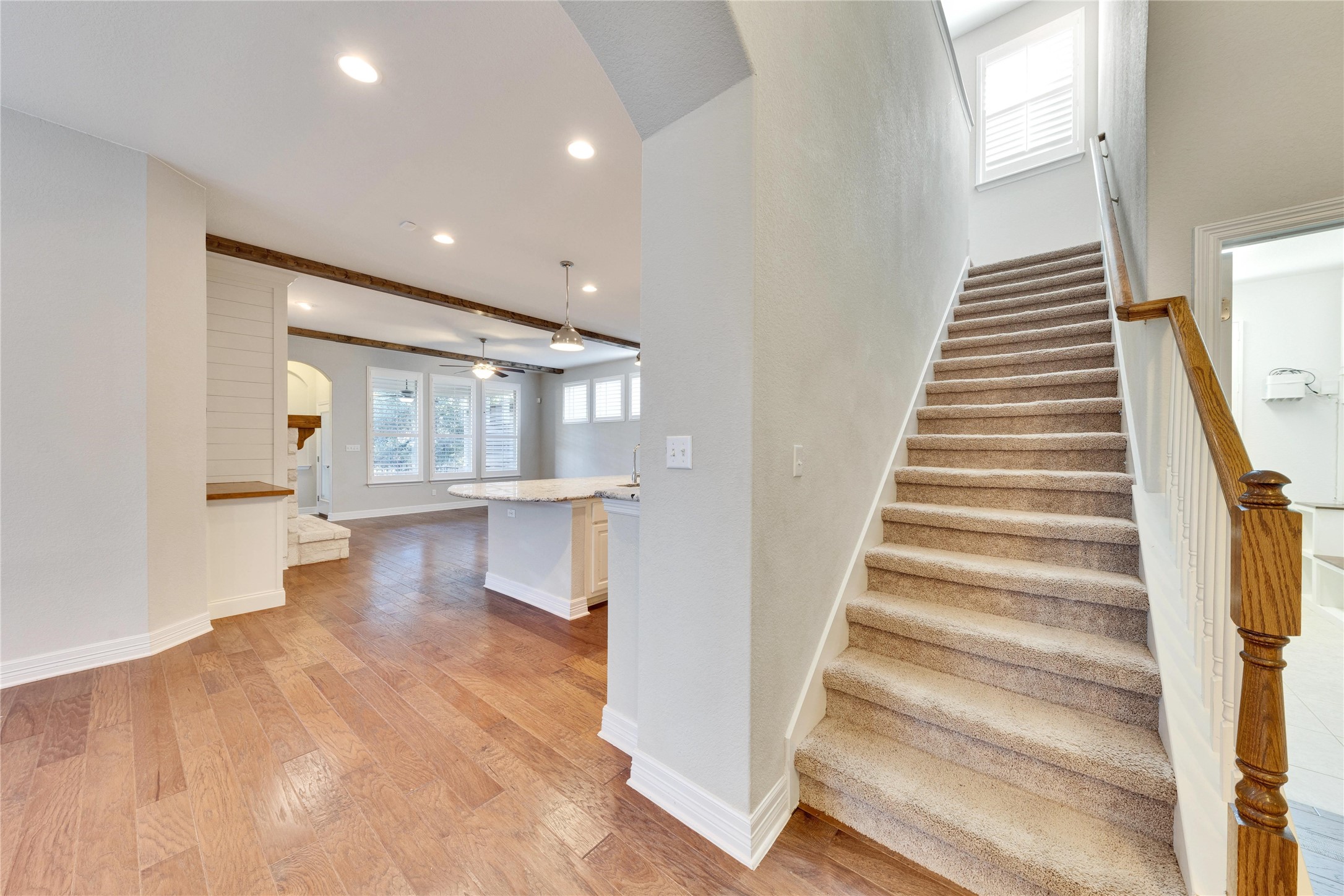 5213 Buchanan Draw Road Austin, TX 78738 - Photo 19 of 33 a view of entryway and hall with wooden floor