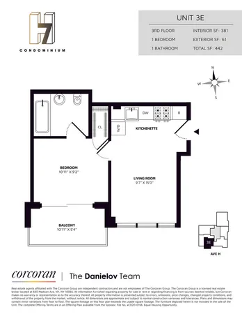 $440,000 | 623 Avenue H, Unit 3E | Midwood