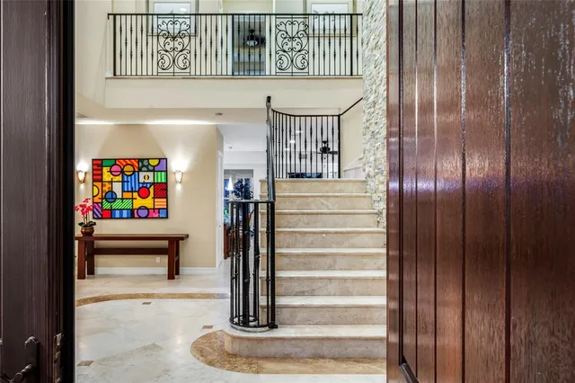 a view of entryway and hall