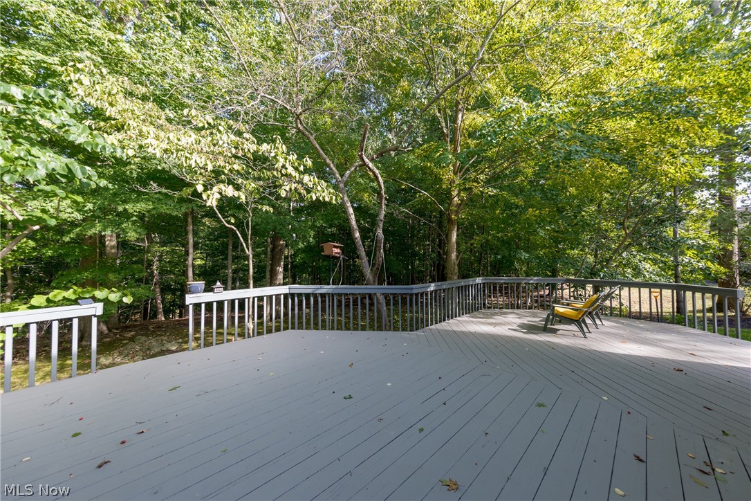 817 Hanover Road Gates Mills, OH 44040 - Photo 32 of 35 The huge deck, a perfect setting for outdoor dining or entertaining with family and friends