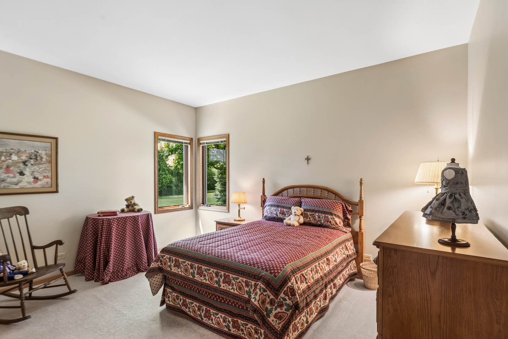 10907 Red Hawk Lane Spring Grove, IL 60071 - Photo 21 of 44 a bedroom with a bed and wooden floor