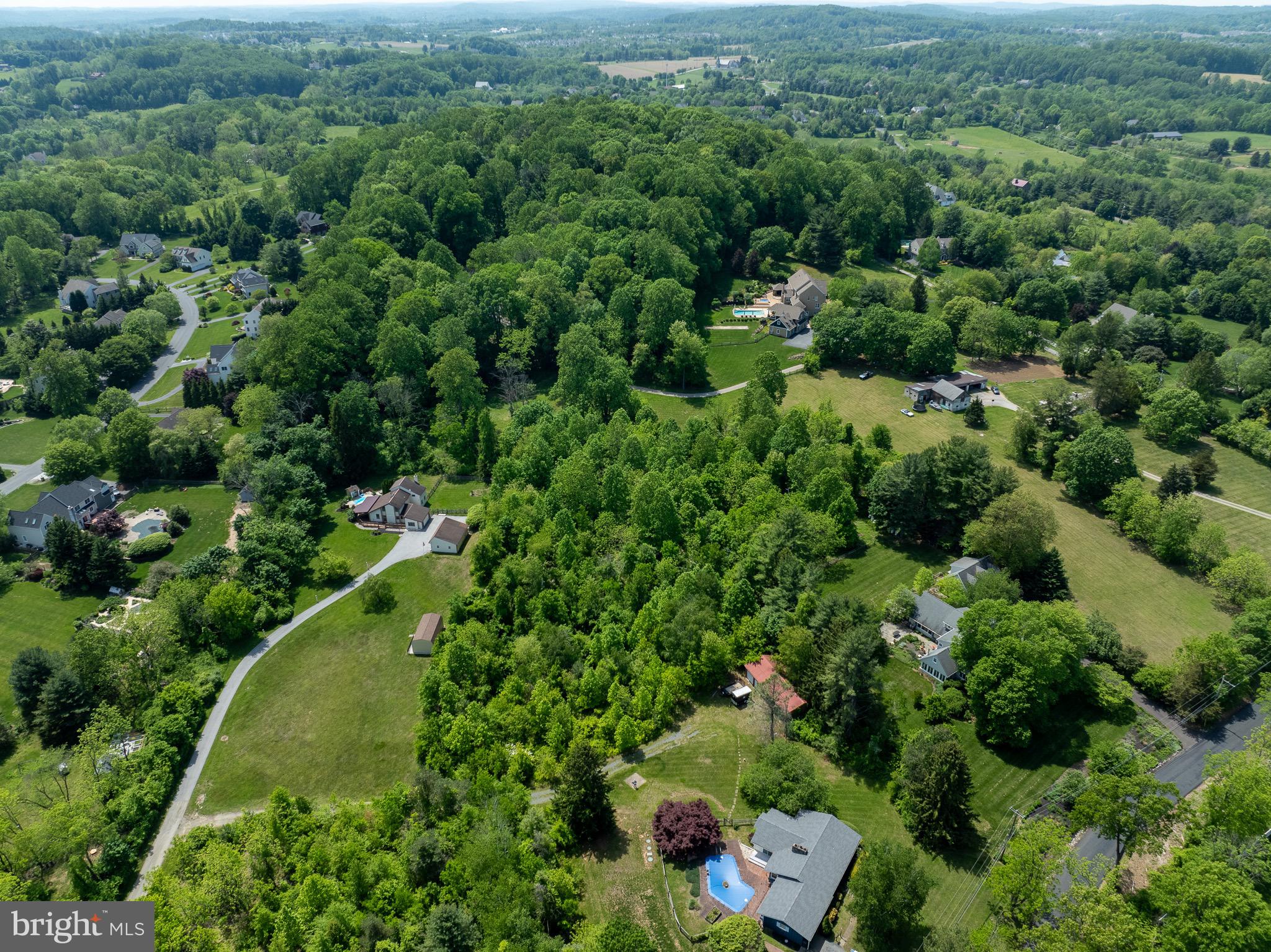 2290 Horseshoe Trail Chester Springs, PA 19425 - Photo 6 of 6 an aerial view of a residential houses with outdoor space and trees