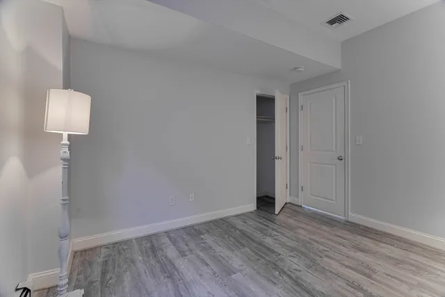 wooden floor in an empty room