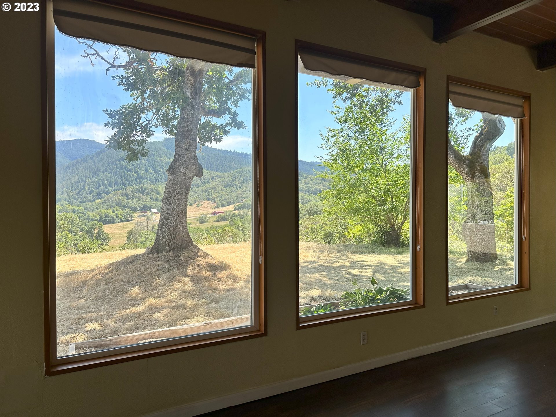 979 Evergreen Ridge Road Riddle, OR 97469 - Photo 6 of 41 a view of window and wooden floor