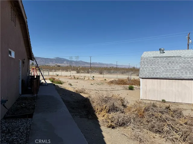 a view of ocean and mountain