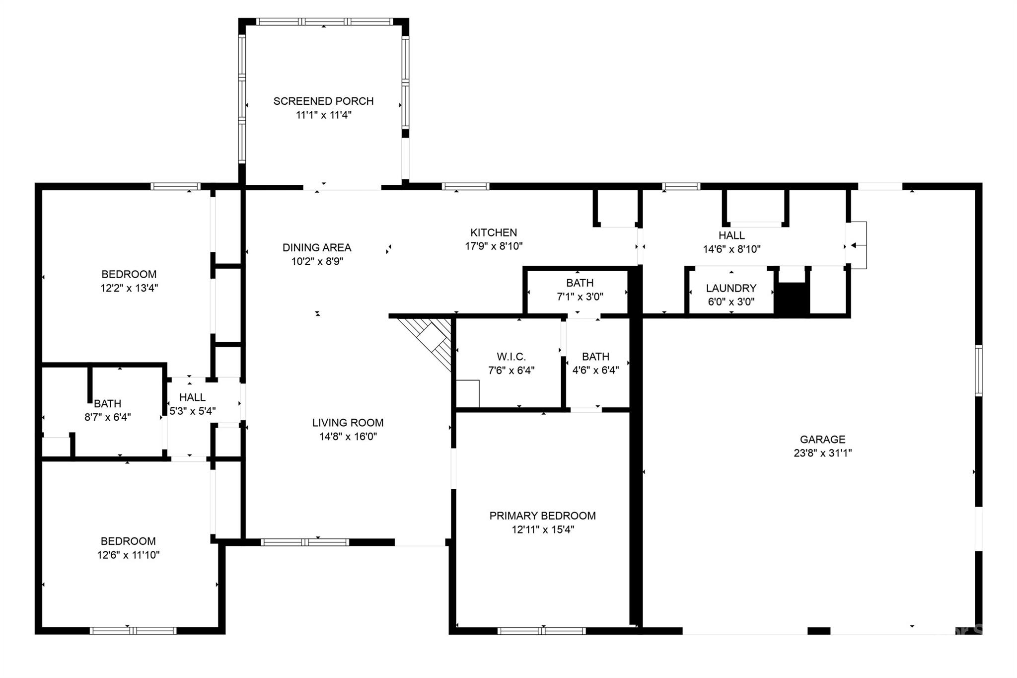 2722 Toddville Road Charlotte, NC 28214 - Photo 2 of 35 a picture of a floor plan