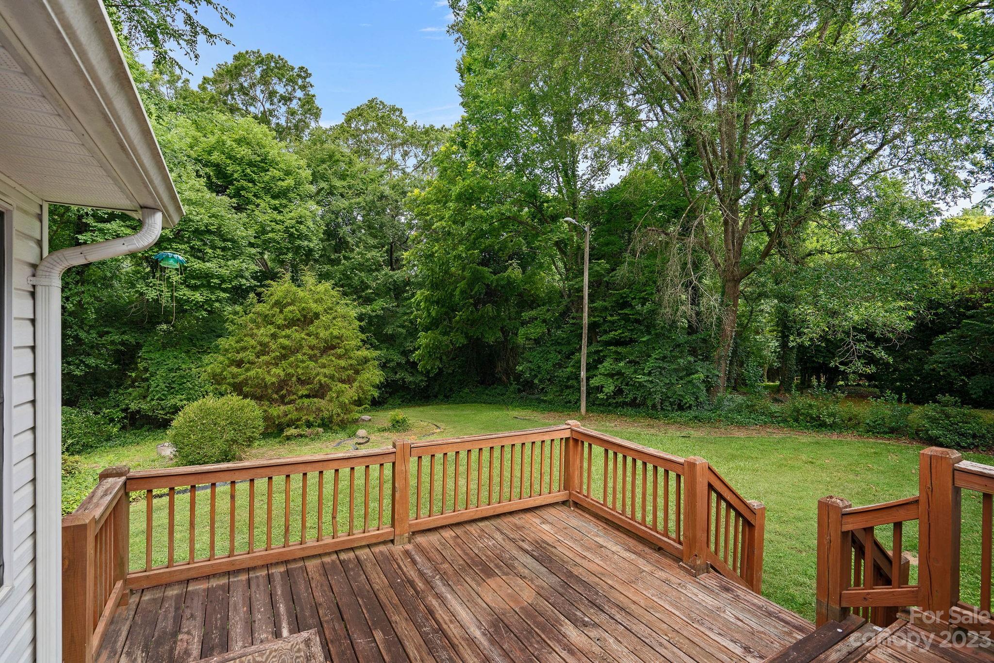 2722 Toddville Road Charlotte, NC 28214 - Photo 29 of 35 a view of deck with a yard