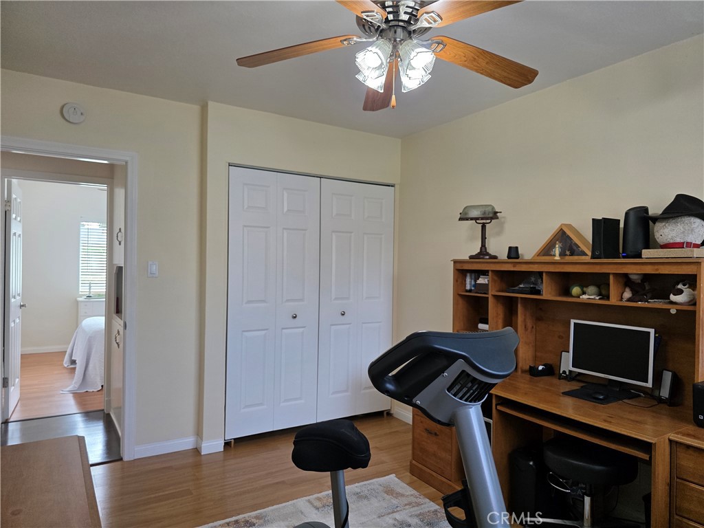 3333 West Keys Lane Anaheim, CA 92804 - Photo 23 of 31 a view of a workspace with furniture and wooden floor