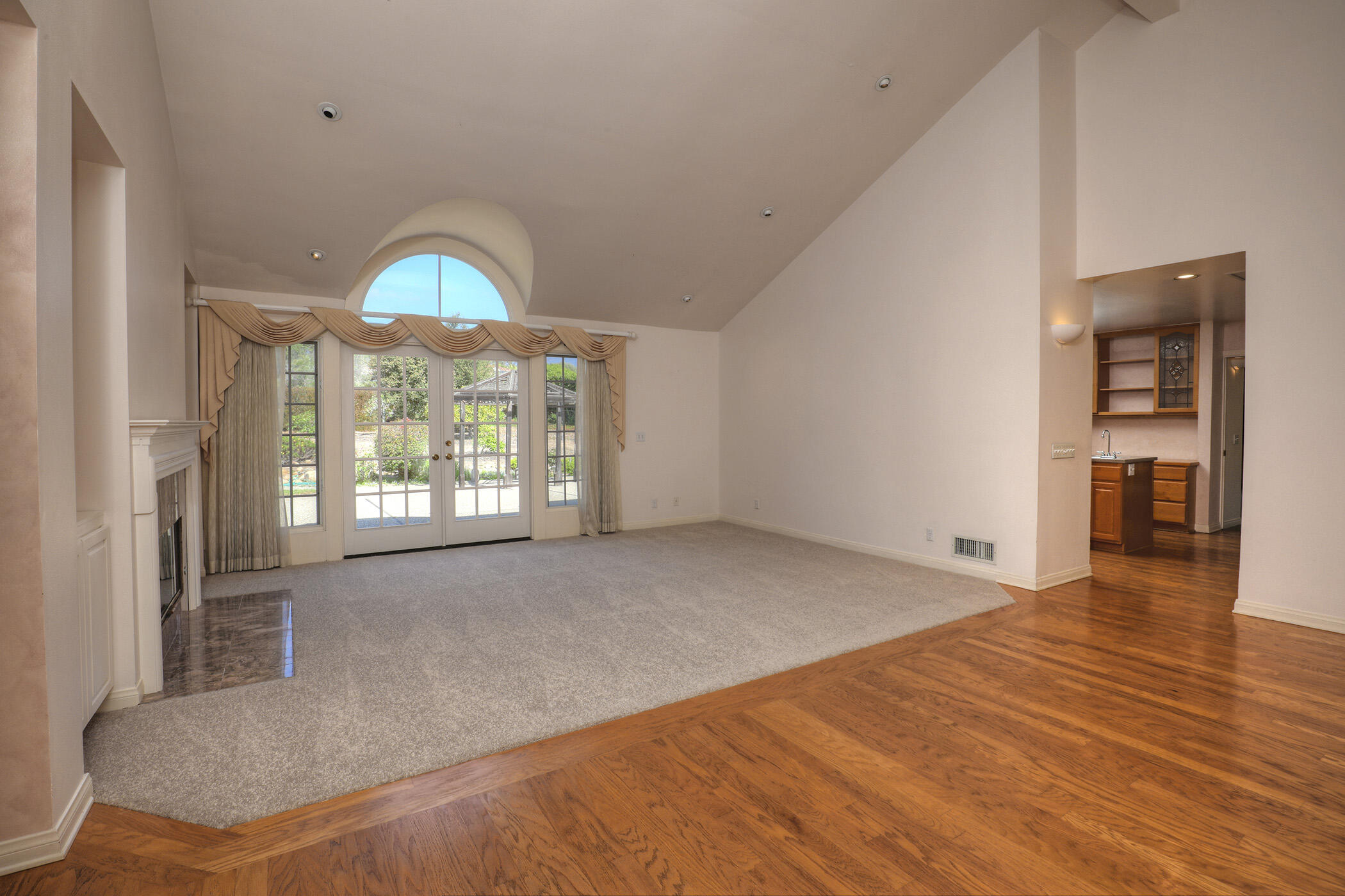 923 Via Los Padres Santa Barbara, CA 93111 - Photo 14 of 36 wooden floor in an empty room with a window