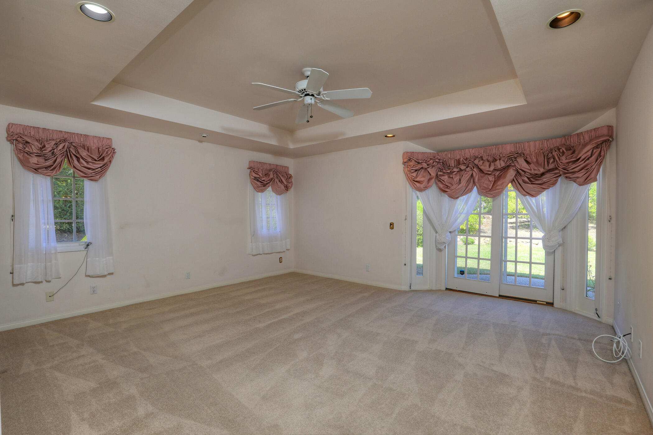 923 Via Los Padres Santa Barbara, CA 93111 - Photo 30 of 36 an empty room with windows and fan