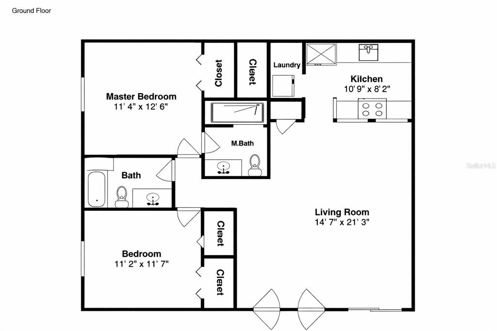 4166 Flying Fortress Avenue Kissimmee, FL 34741 - Photo 12 of 14 a picture of a book and a bed