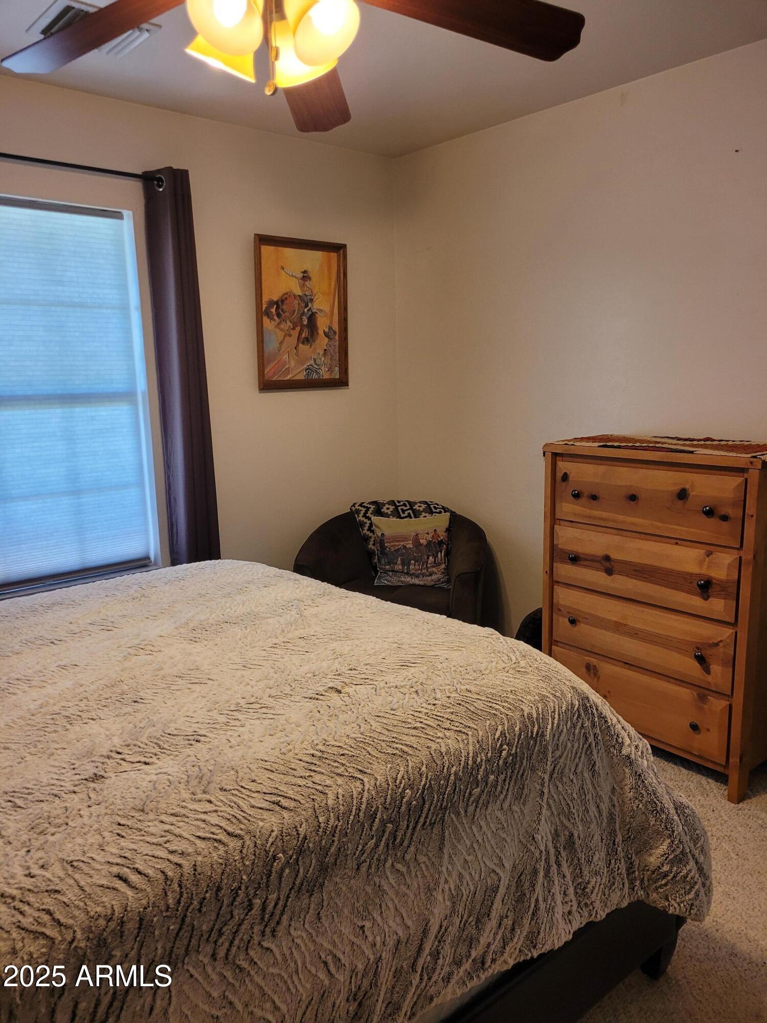 8255 North Fort Grant Road Willcox, AZ 85643 - Photo 37 of 40 a bedroom with a bed and a dresser