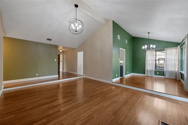 a view of livingroom and window