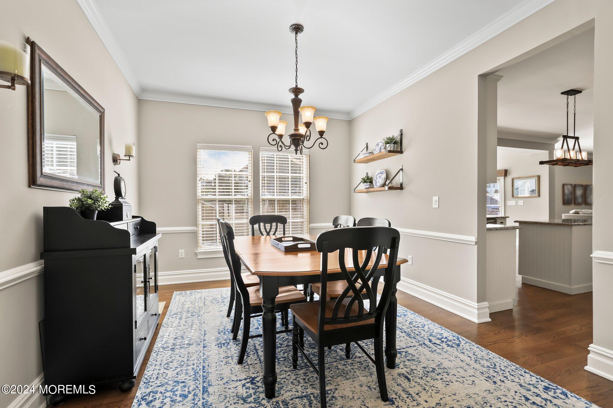24 Firestone Drive Howell, NJ 07731 - Photo 26 of 70 a view of a dining room with furniture and wooden floor